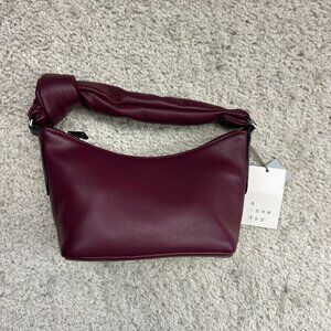 Small Faux Leather Purse with detachable strap